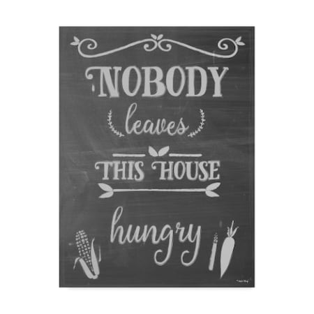 Leslie Wing 'Nobody Leaves This House Hungry' Canvas Art,24x32